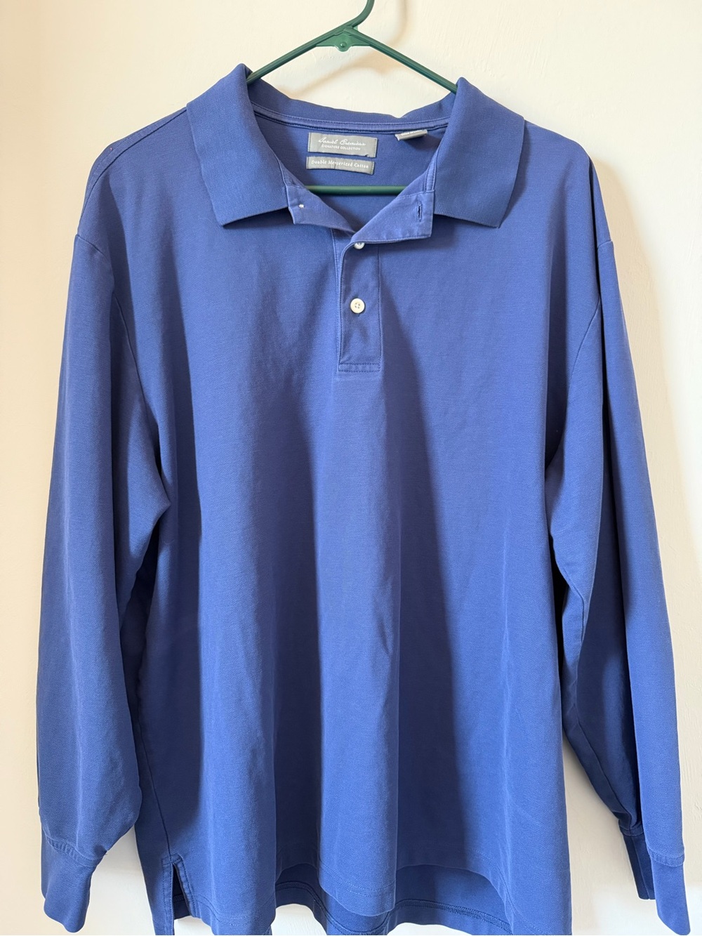 Daniel Cremieux Royal Blue Long-Sleeve Polo Shirt